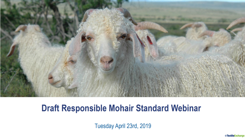 Responsible Mohair Standard Webinar Cover